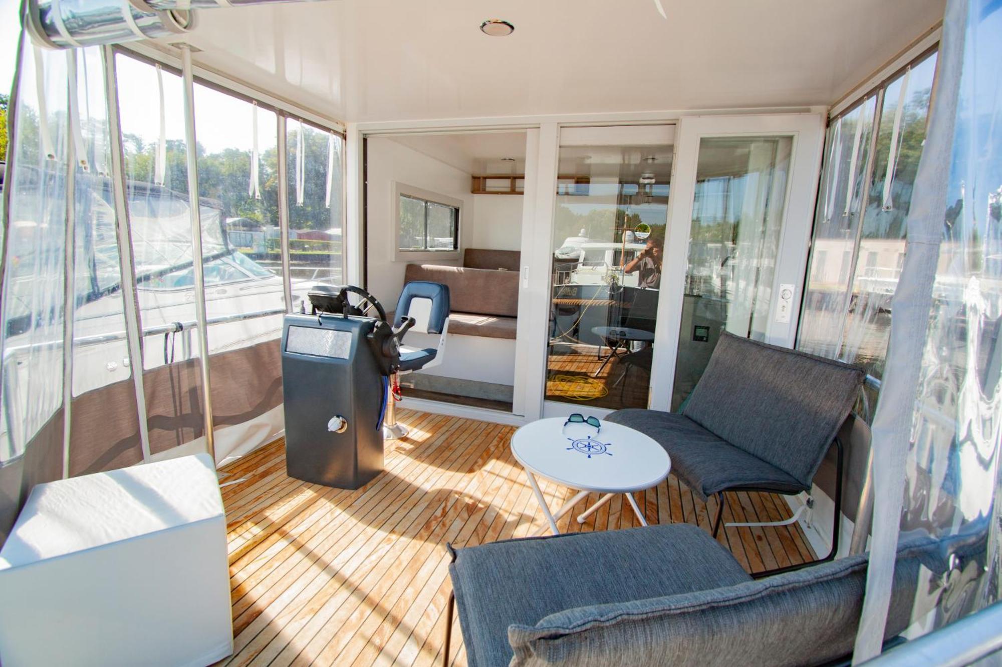 Hotel Hausboot à Hennigsdorf Extérieur photo